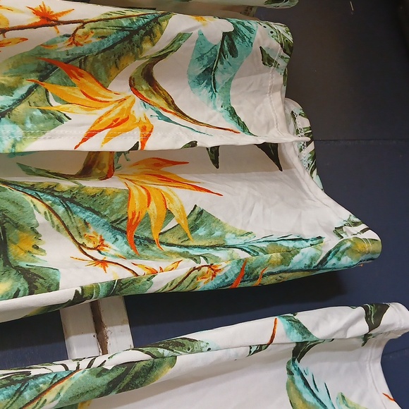 Fashion to Figure Tropical Floral Maxi Skirt tropical green White YEllow size 1 - Picture 4 of 7